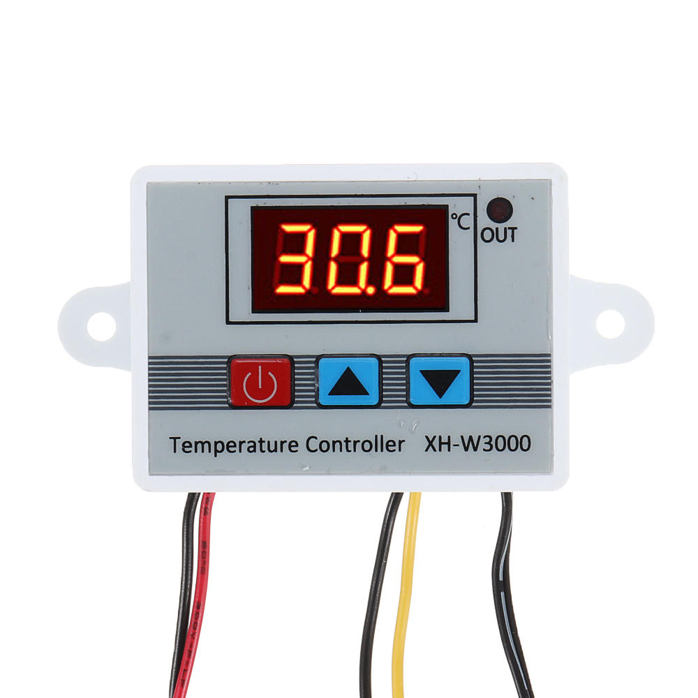 

XH-W3000 Micro Digital Thermostat High Precision Temperature Control Switch Heating and Cooling Accuracy 0.1