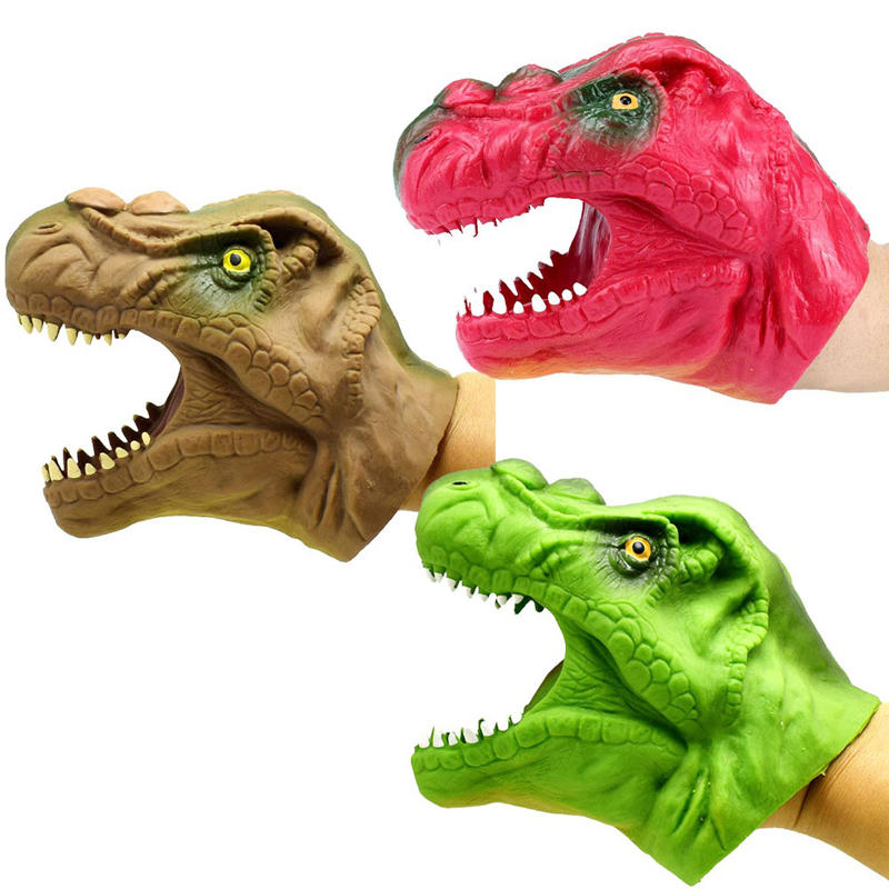 

8 СМ TPR Пластиковые Ручной Кукольный Игрушка Динозавра Новинки Игрушки Носимых Игрушек Животных