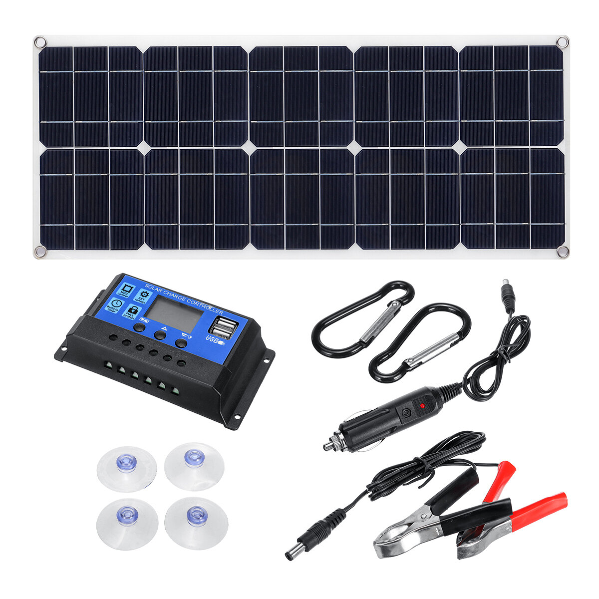 best price,30w,18v,monocrystaline,solar,panel,12v-5v,kit,with,10a,controller,coupon,price,discount