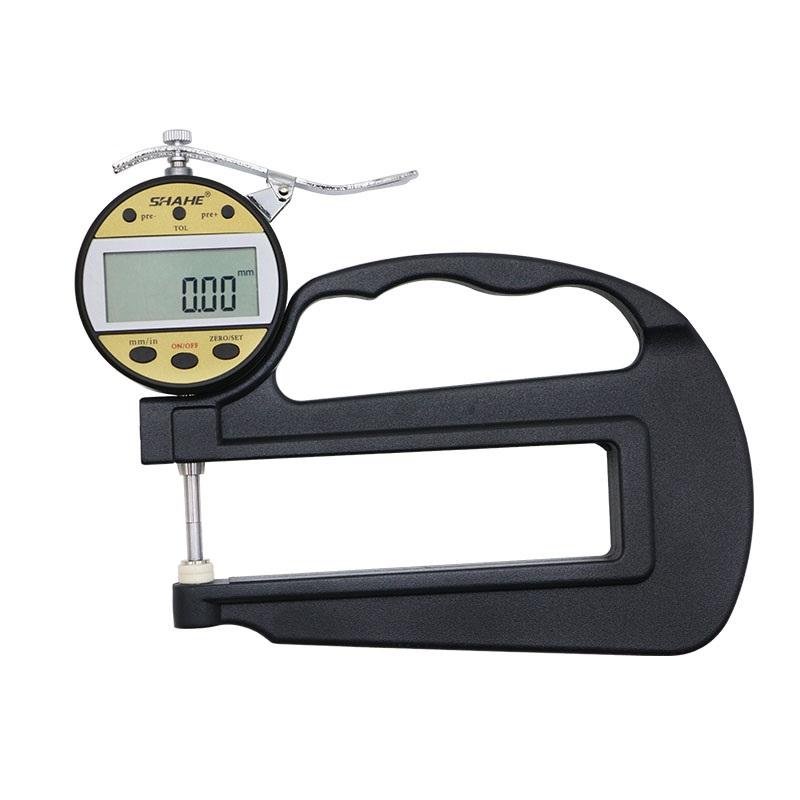 001mm High Quality Long Handle Digital Display Electronic Leather Thickness Gauge Thickness Meter Leather Thickness Gau