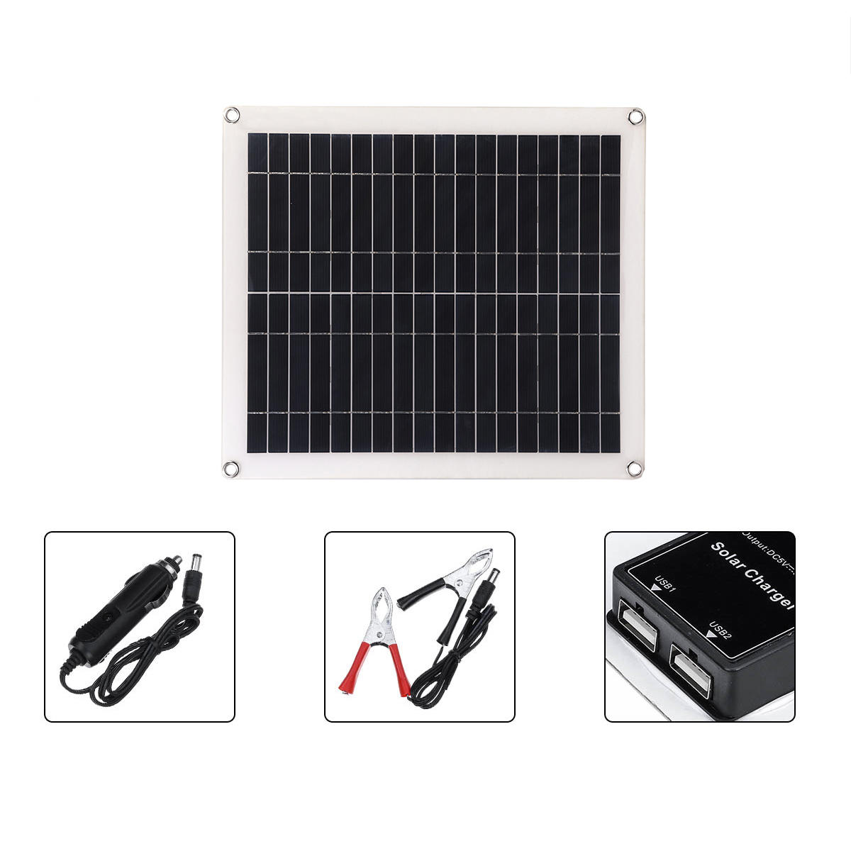 25w ip65 waterproof 5 layers pet solar panel with 4x suckers Sale sold out