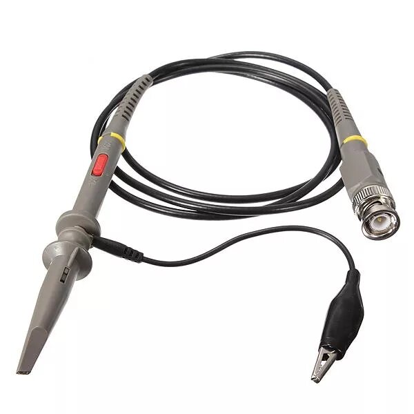 2Pcs DANIU P6100 Oscilloscope 100MHz PKCATI BNC Clip Probe Clip Cable