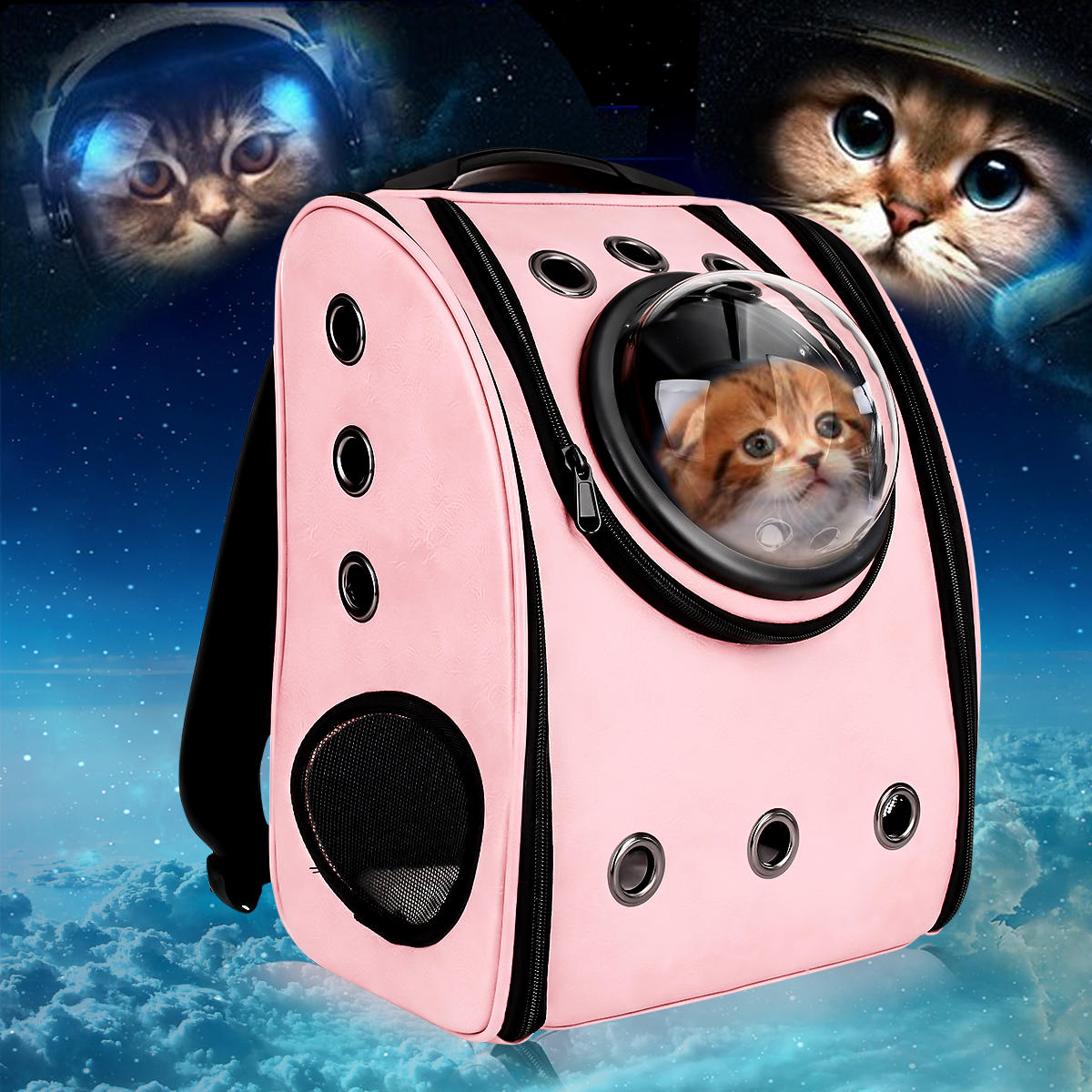 Astronaut Capsule Ademend Pet Puppy Kat Reistas Ruimtetas
