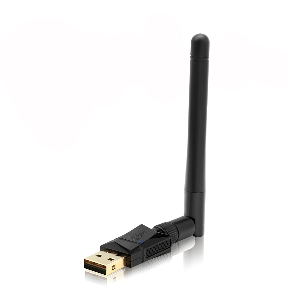 

ROCKETEK 600Mbps Dual Band 2.4G 5G Wireless USB Wifi Adapter Antenna Networking Adapter LAN Card