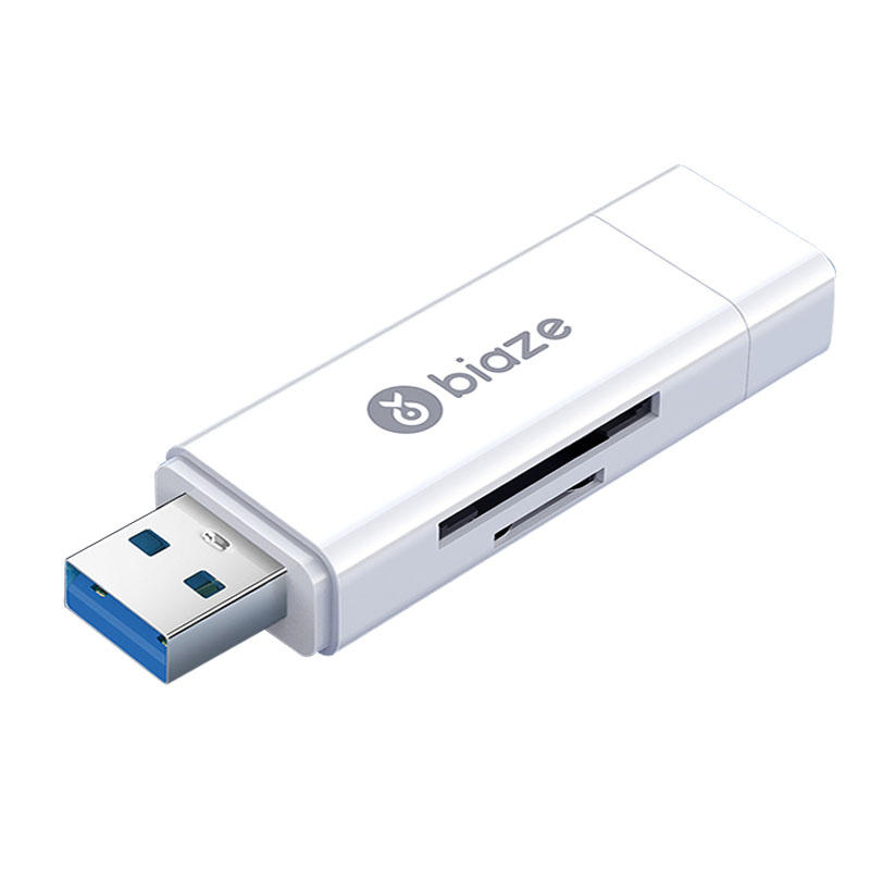 Biaze Type-C Card reader USB 3.0 Multifunction 2-in-1 SD TF Card Reader Memory Card Reader