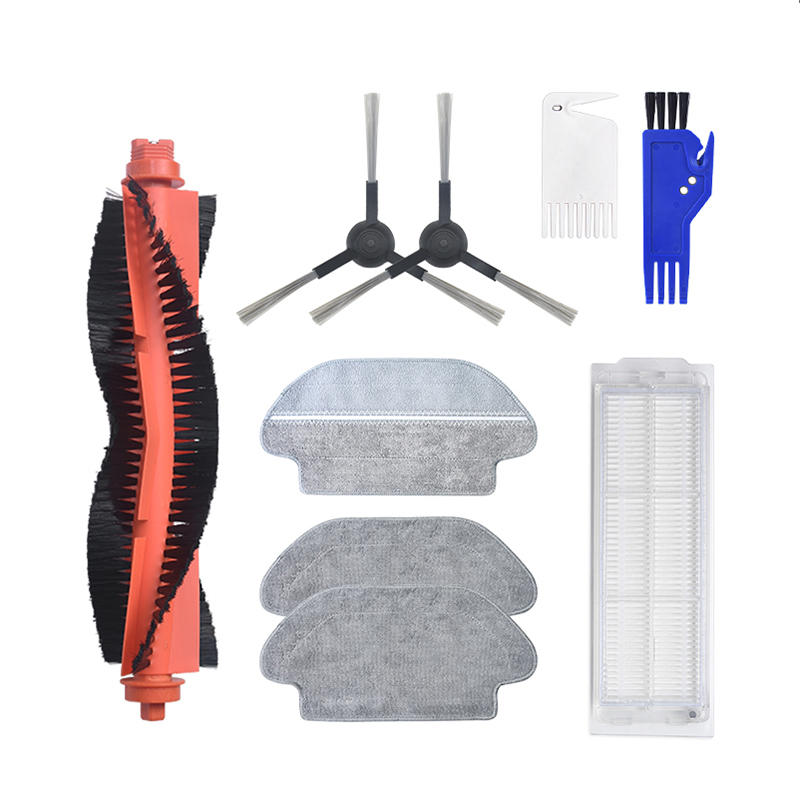 9pcs Replacements for XIAOMI MIJIA 2 in1 STYJ02YM Vacuum Cleaner Parts Accessories 2*Side Brushes 2*