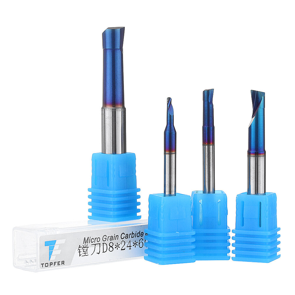Drillpro 2-8 mm blauw Nano boorsnijder voor kleine gaten 2/3/4/5/6/8 mm staafhandgreepgat ruimer