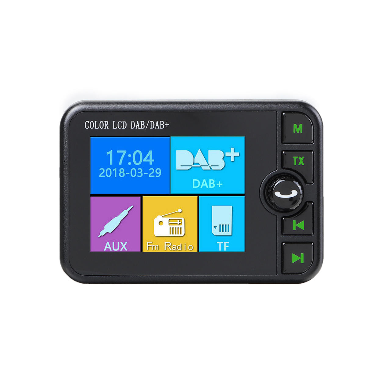Auto DAB / DAB + ontvanger Digitale radioadapter Bluetooth FM Handsfree AUX USB
