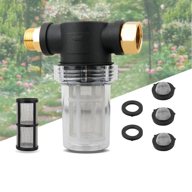 Garden Hose Filter Attachment For Pressure Washer Pump Inlet