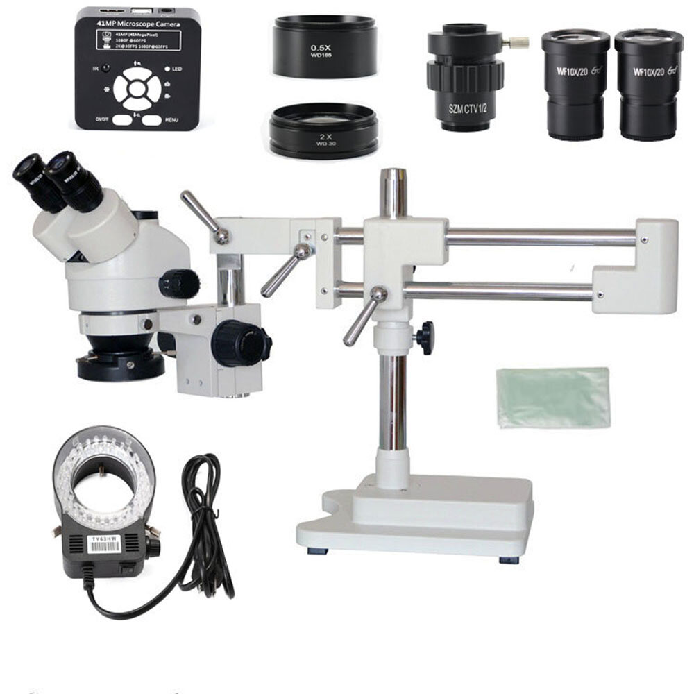 Mikroskop cyfrowy 3.5X 7X 45X 90X z 41MP kamerą z EU za $460.52 / ~2117zł