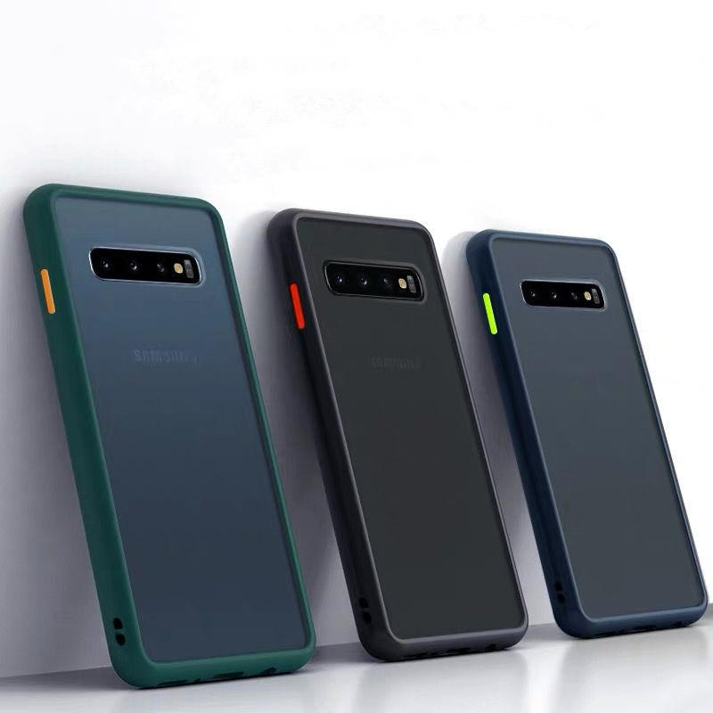 

Bakeey Shockproof Anti-fingerprint Matte Translucent Hard PC&Soft TPU Edge Protective Case for Samsung Galaxy S10 2019