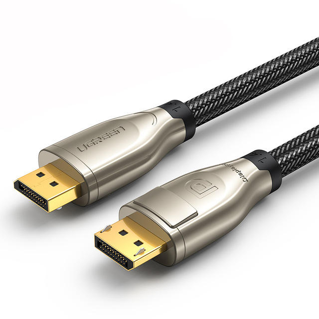 Ugreen DisplayPort 1.4 Video Cable 8K 4K HDR 165Hz 60Hz Display Port Adapter Zinc Alloy Support 3D E