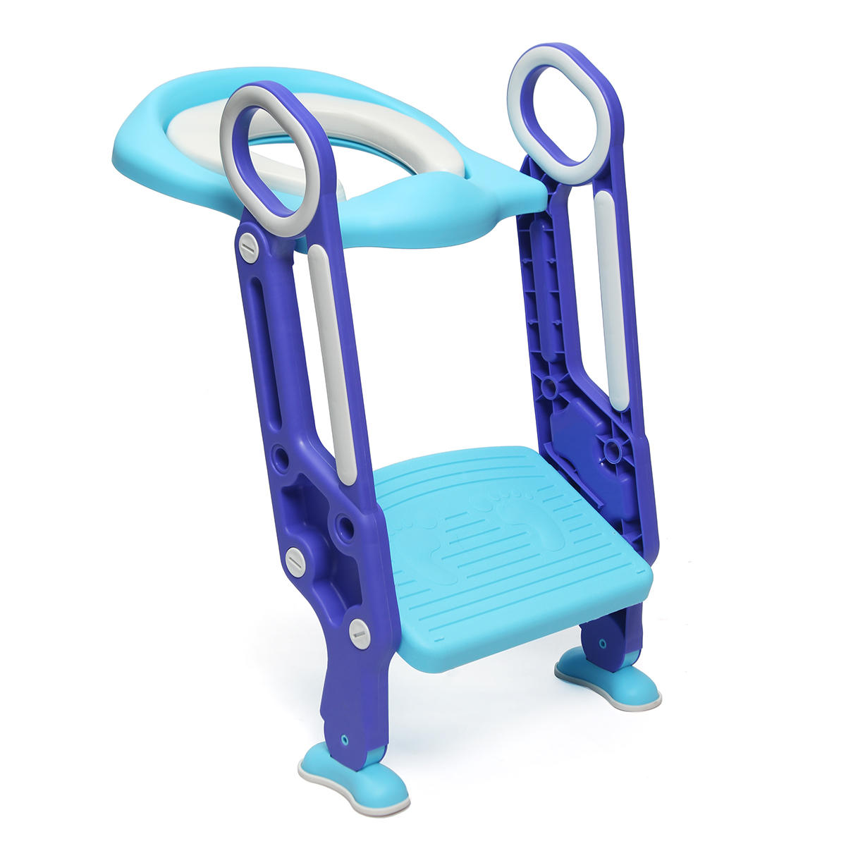 Kids Baby Toddler Potty Training Toilet Seat & Step Ladder Soft Cushion