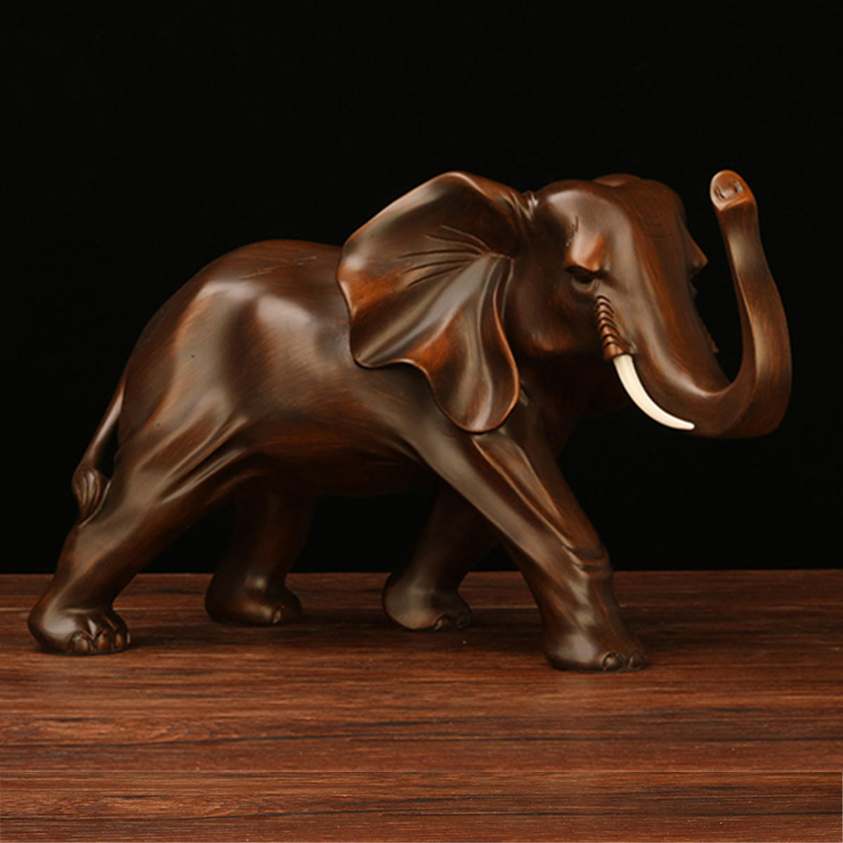 Hars Olifant Standbeeld Fortuin Mascotte Woonkamer Kabinet TV Office Home Decorations
