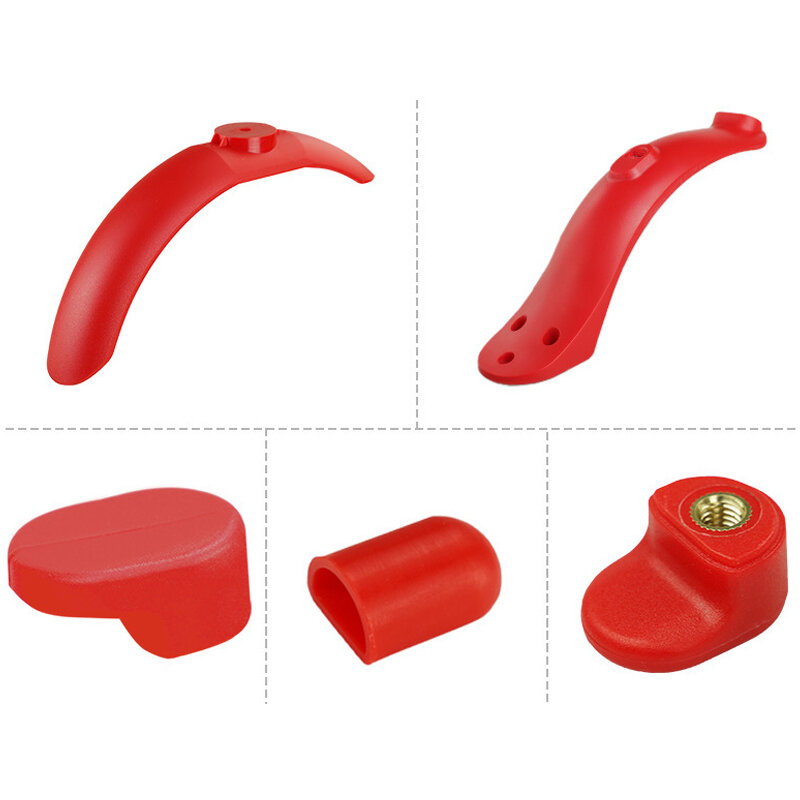 BIKIGHT Fender Sets For M365/Pro Electric Scooter Front Rear Scooters Fender Fastener Foot Support S