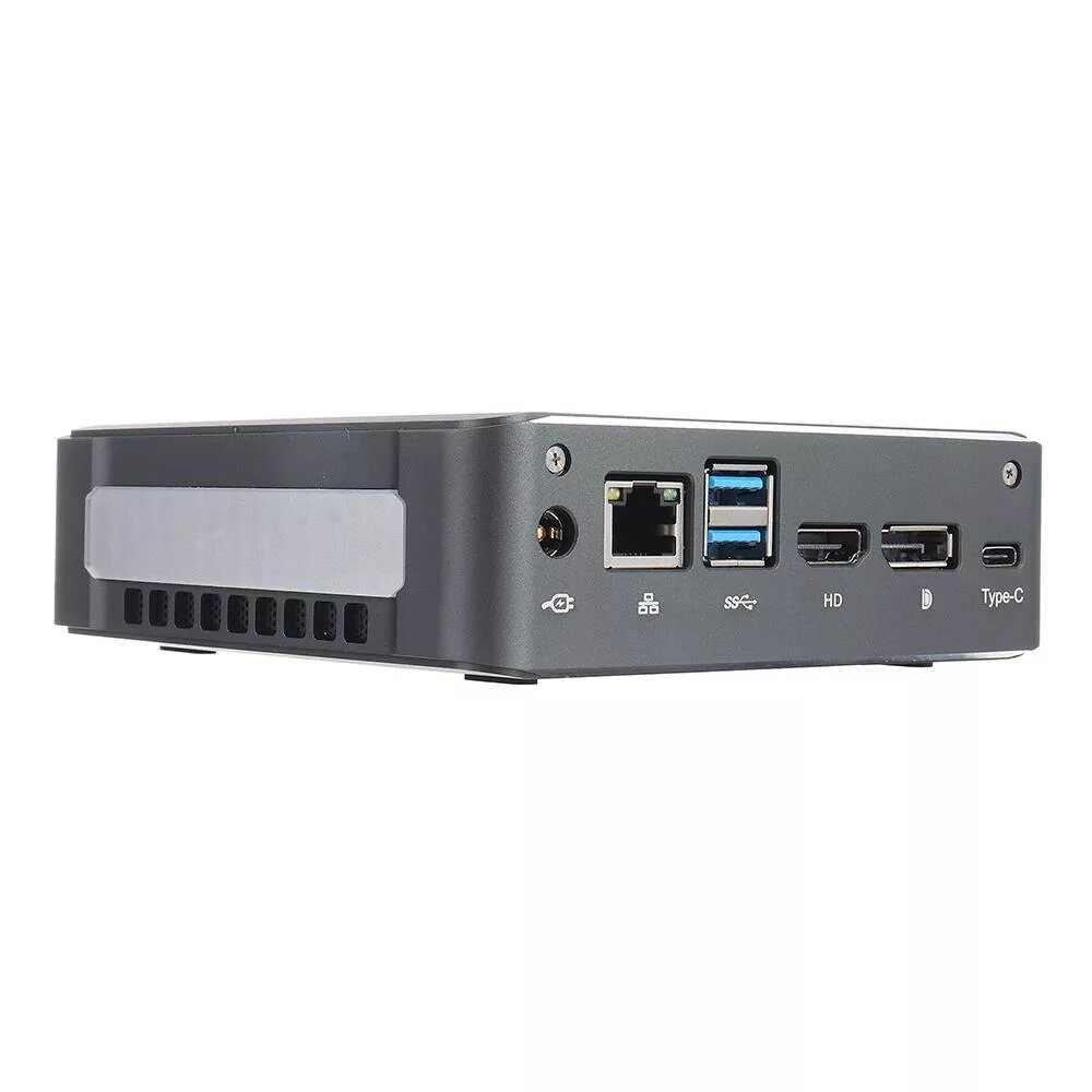 NVISENY-MU01ミニPCIntel 芯 i7-8565U / i7-10510U 2 * DDR4 IntelHDグラフィックスクアッドコア1.8GHzWindows8.1 / 10 Linux DP HDMI M.2 SATA PC