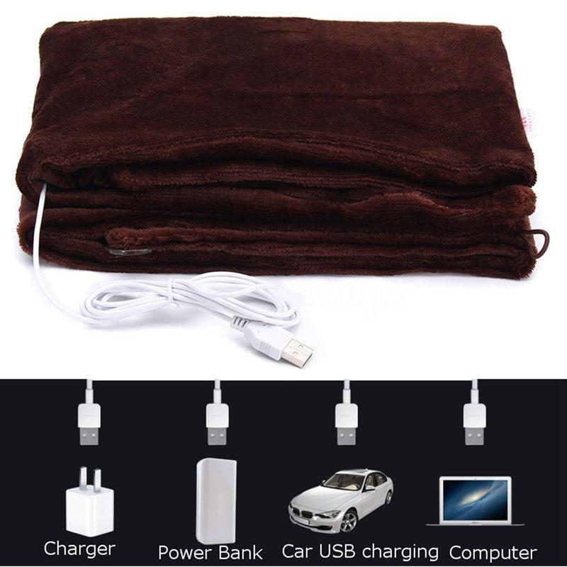 

Warmtoo 45x80cm Car Home Electric Warming Heating Blankets Pad Shoulder Neck Heating Shawl USB Soft 5V 4W Winter Warm He