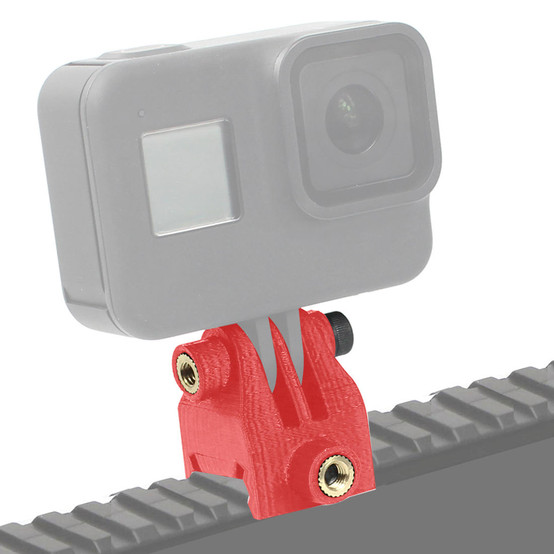 Voor GOPRO / EKEN Actie Camera Mount Gids Lead Rail Adapter Slide Way Clamp Holder Koude Schoen Base