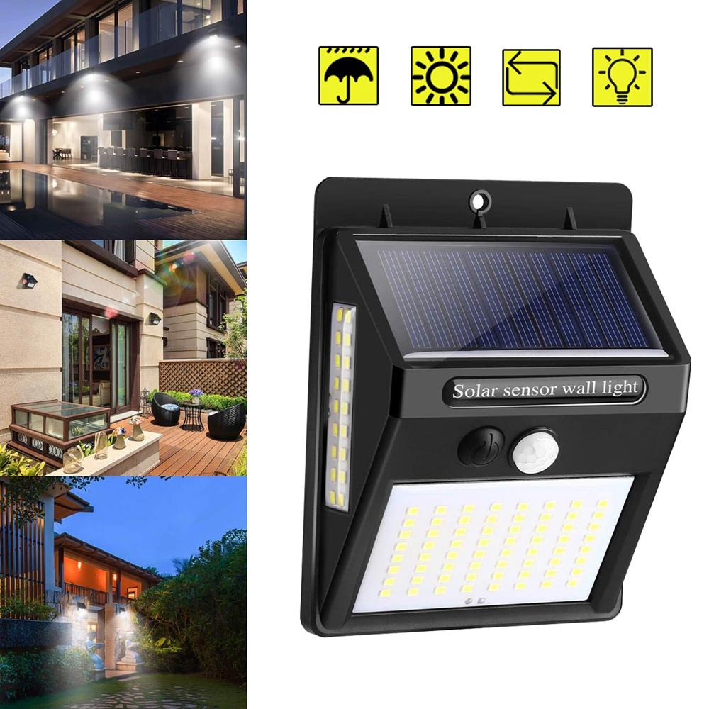 100 LED Solar Light PIR Bewegingssensor Veiligheid Tuinverlichting buiten