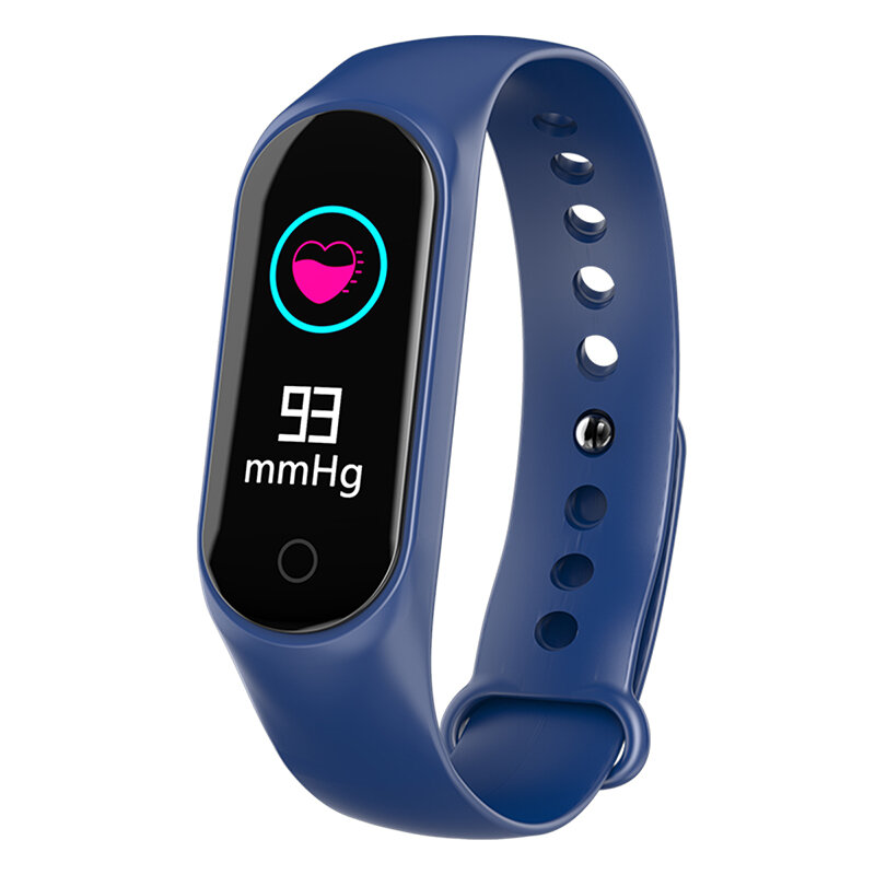 

Bakeey M4S Heart Rate Blood Pressure O2 Monitor Multi-sport Modes Call Rejection USB Charging Smart Watch