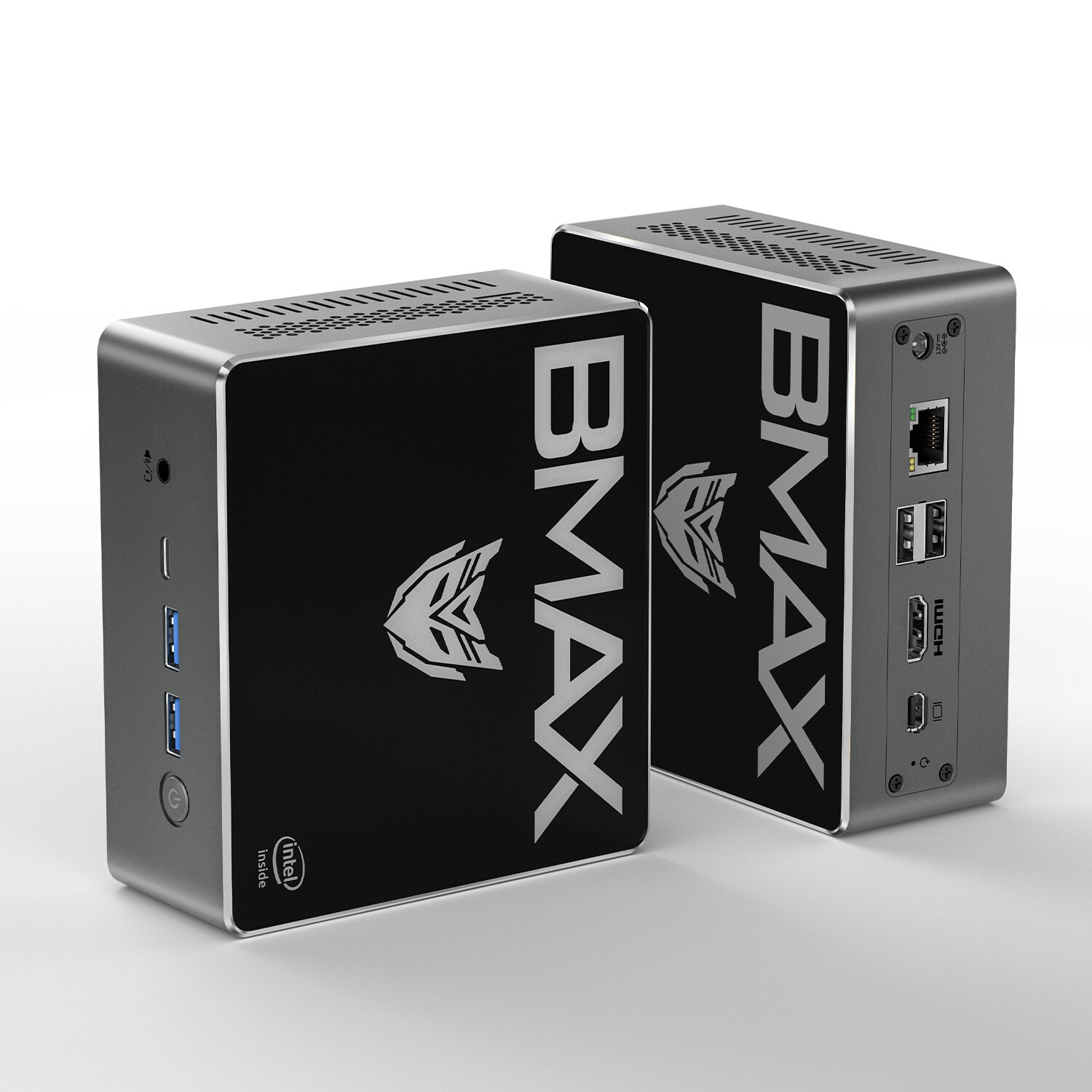 Bmax B3 Plus Mini PC Intel Pentium Gold 5405U 8GB DDR4 256GB NVMe SSD with Two Channel Speaker Intel 9th...