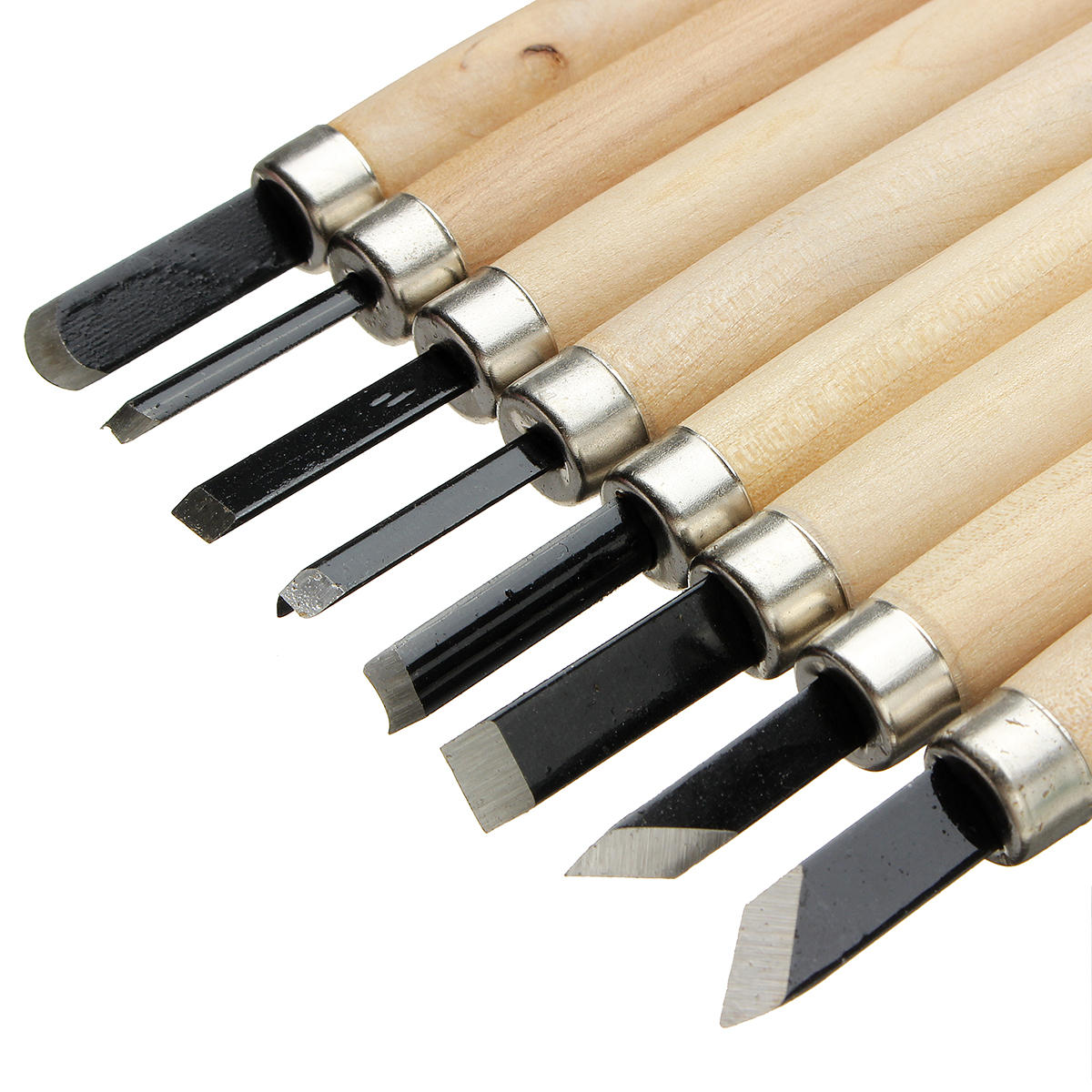 

3/8/12pcs Wood Carving Chisels Cutter Craft Hand Woodworking Tools For Sculpture Engraving