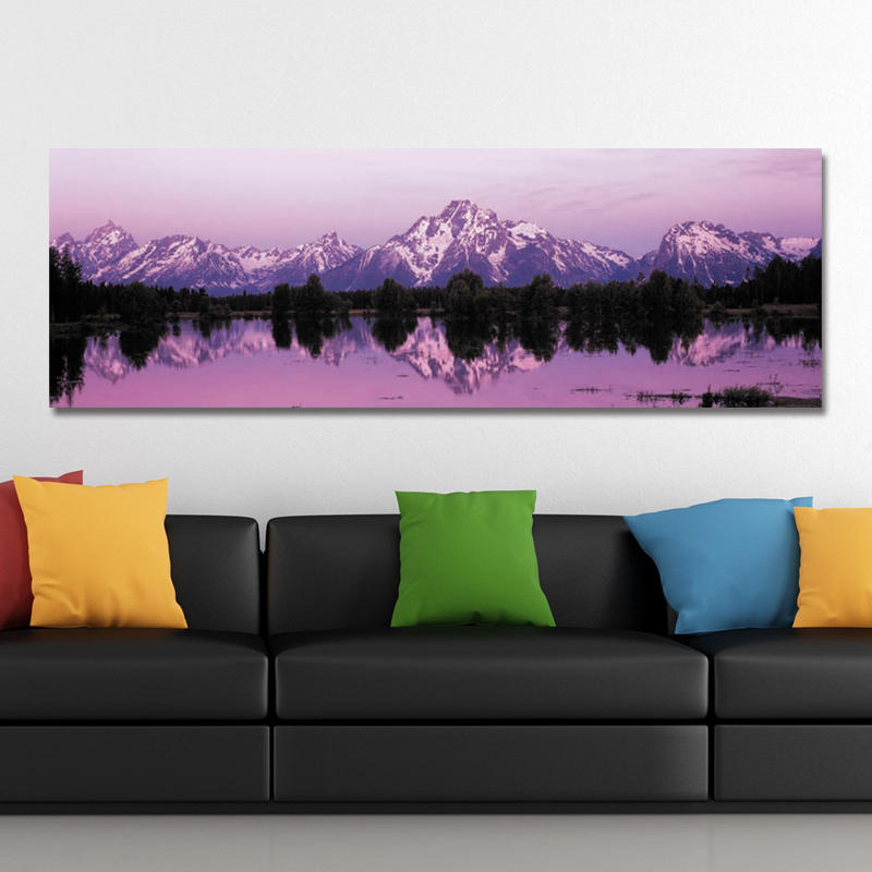 

DYC 10357 Single Spray Oil Paintings Snow Mountain Photography For Home Decoration Paintings Wall Art