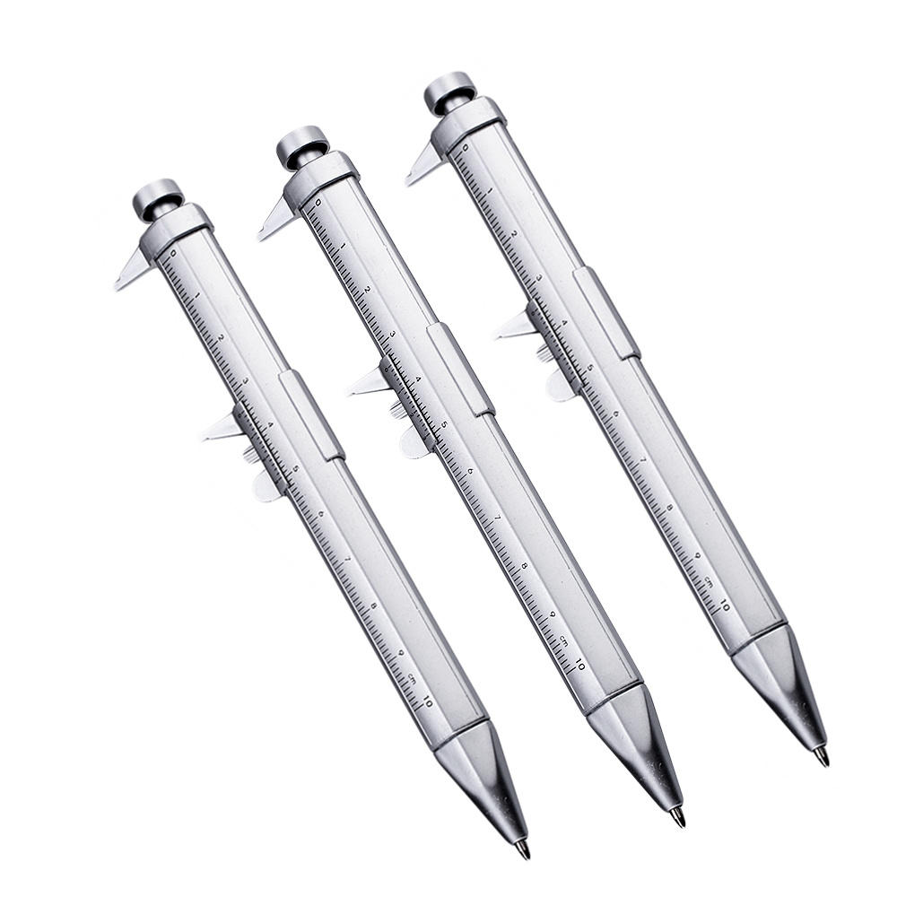 3Pcs Pen Shape Plastic Vernier Caliper Ruler Measuring Tool