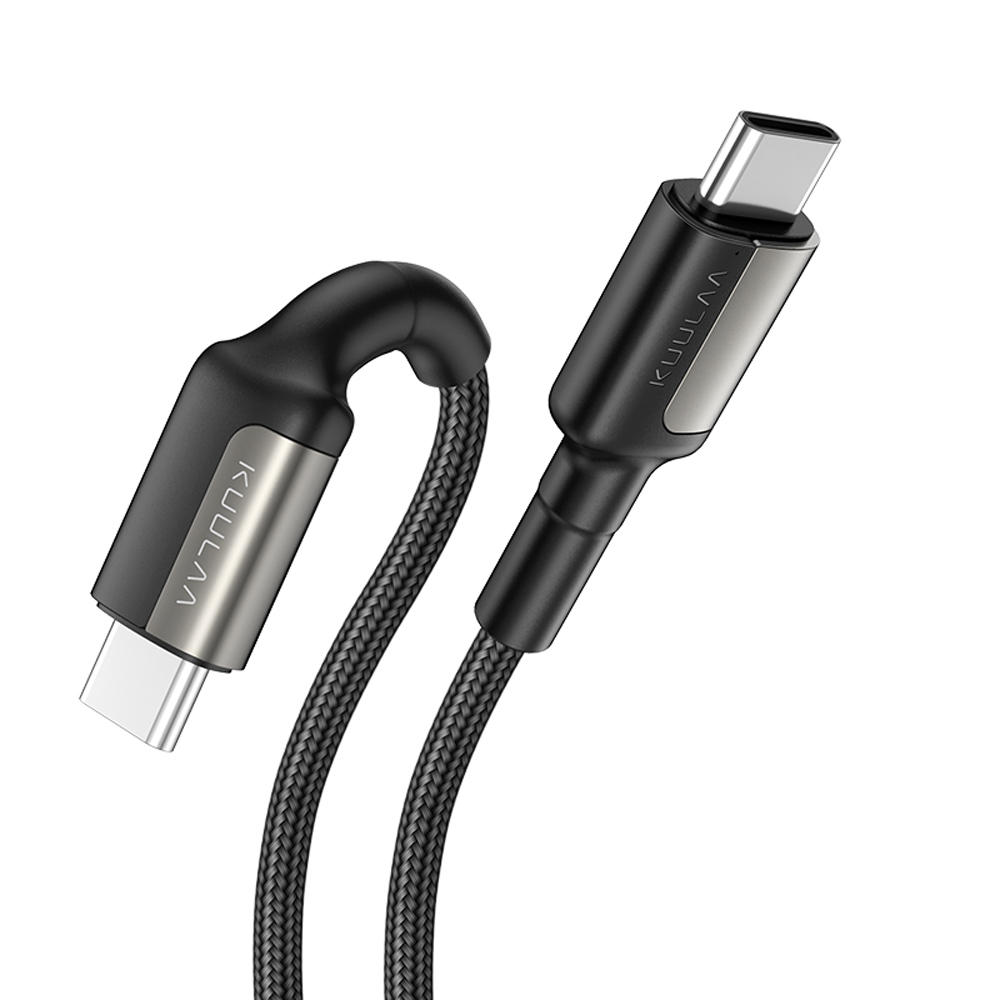 

KUULAA 60W PD QC 4.0 Type C to Type C Fast Charging Data Cable For Huawei P30 Pro Mate 30 5G Mi9 9Pro 5G S10+ Note 10