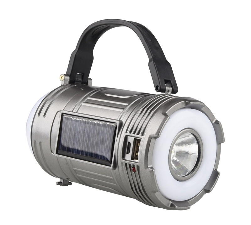 IPRee® 200LM LED USB Solar cámping Luz 4 modos Mano Lámpara al aire libre Linterna de emergencia