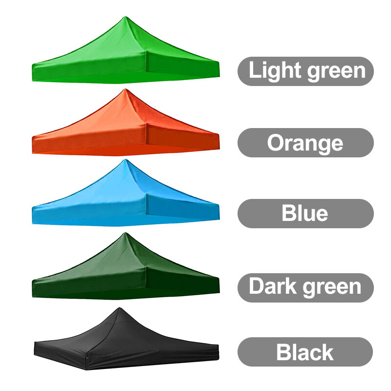 IPRee® 3X3M 420D Sonnenschutzzelt für Oxford-Zelte Sonnenschutzdach im Freien Gartenterrasse Pool Schatten Segel Markise Camping Schatten Tuch