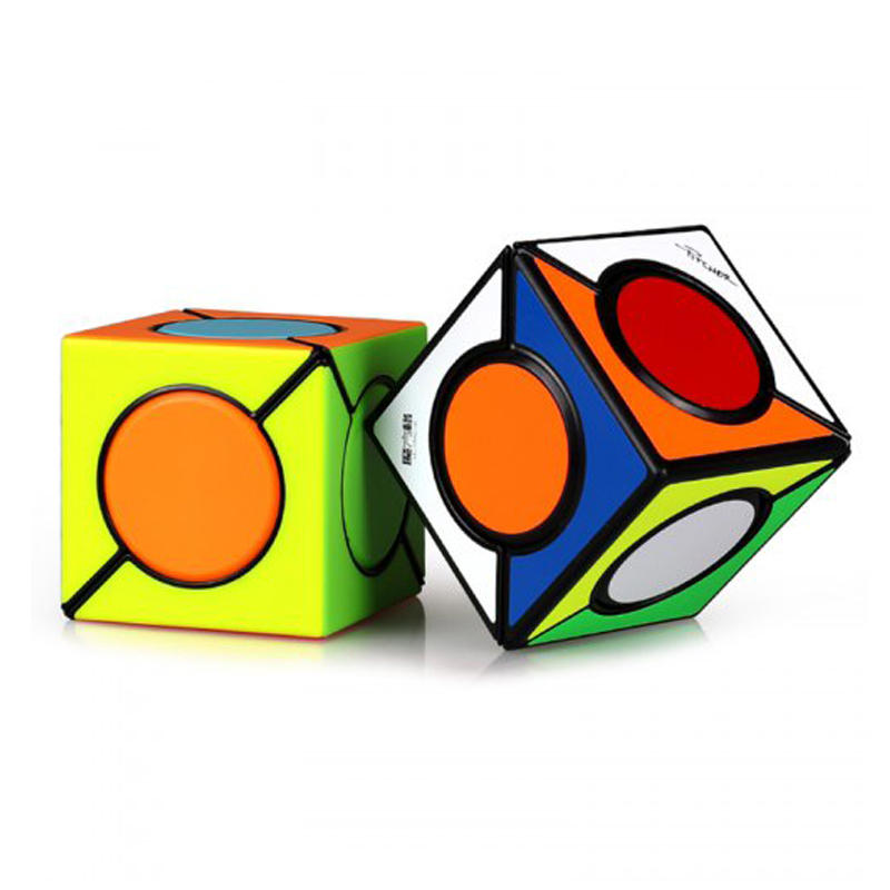 

QiYi Six Spot Нерегулярный Стиль ABS Colorful Волшебный Cube Головоломка Образование Игрушки для Детей Подарок
