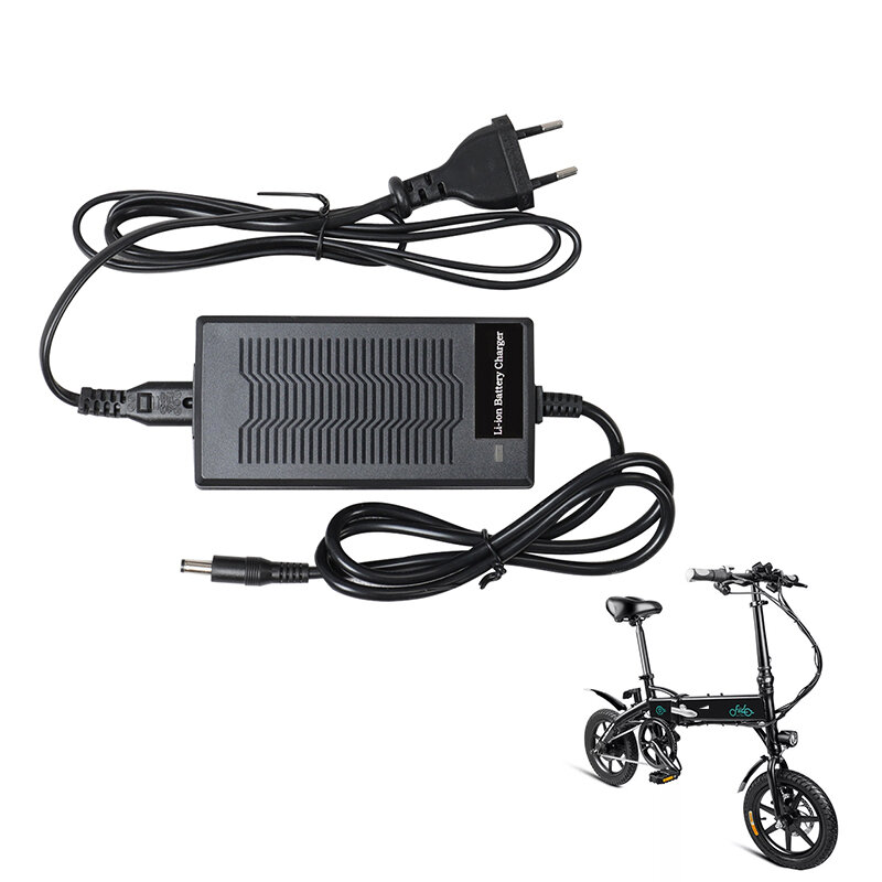 FIIDO D1/D2/D2S 42V 2A Foldable Electric Bike Battery Charger Portable Electric Bike Scooters Charger US/EU Plug
