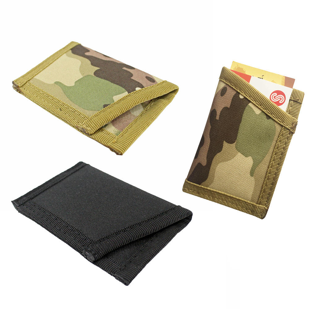 Tactische camouflage portemonnee voor kaarten, munten en andere kleine voorwerpen