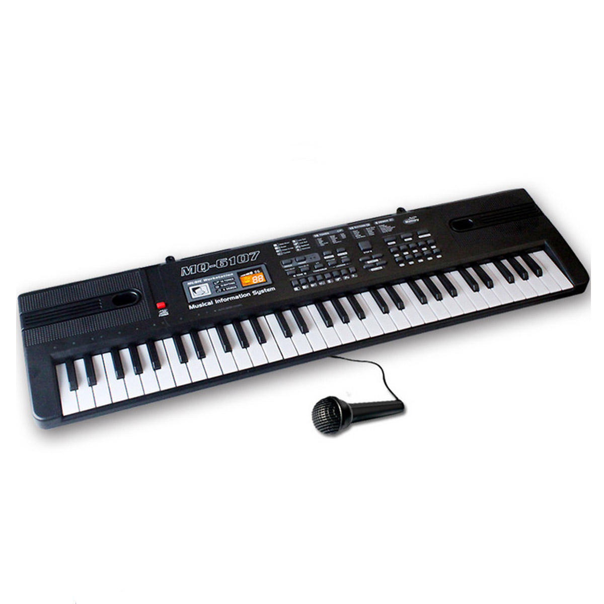 

61 Keys Children's Electronic Piano Keyboard Double Horn Stereo Sound with Microphone