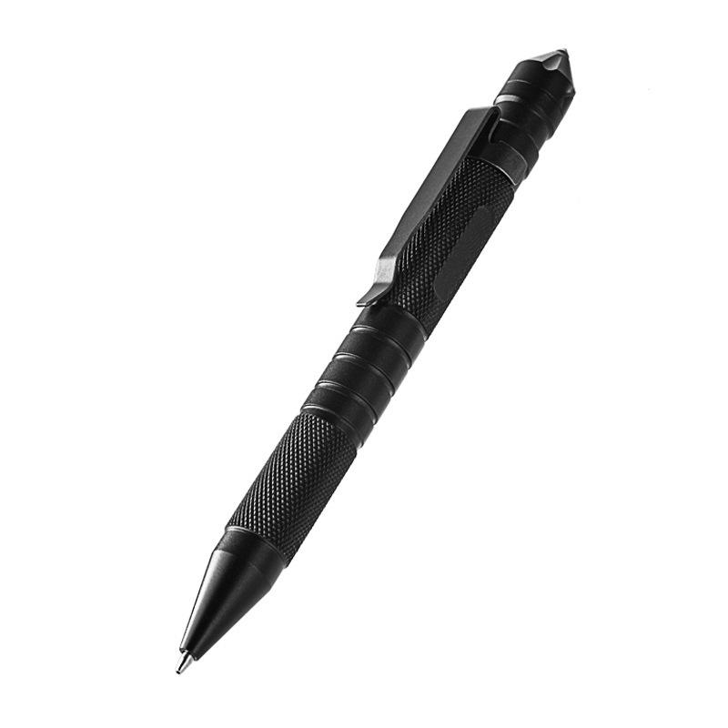 IPRee® 3 In 1 EDC Tactical Pen Aluminium Alloy Tungsten Steel Head Whistle Writing Safe Safe Security Tool