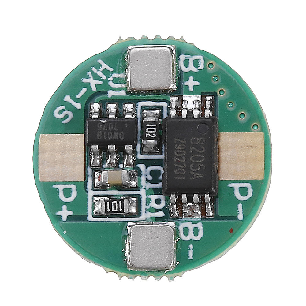 5pcs 1S 3.7V 18650 Lithium Battery Protection Board 2.5A Li-ion BMS with Overcharge and Over Discharge Protection