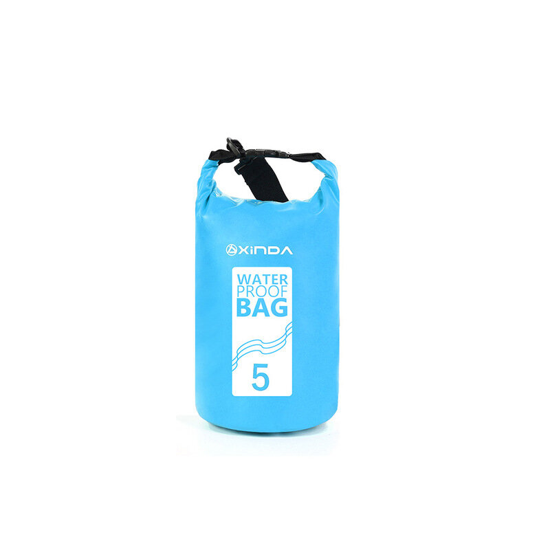 Xinda 5L vízálló táska kültéri száraz zsák tároló táska kemping utazási úszás