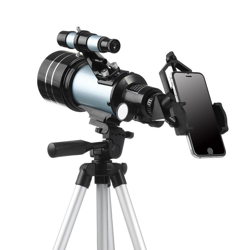 MaiFeng 15/25 / 50X HD Telescopio astronómico refractivo FMC BAK4 Prism Zoom Monocular con clip para teléfono cámping Viaje 