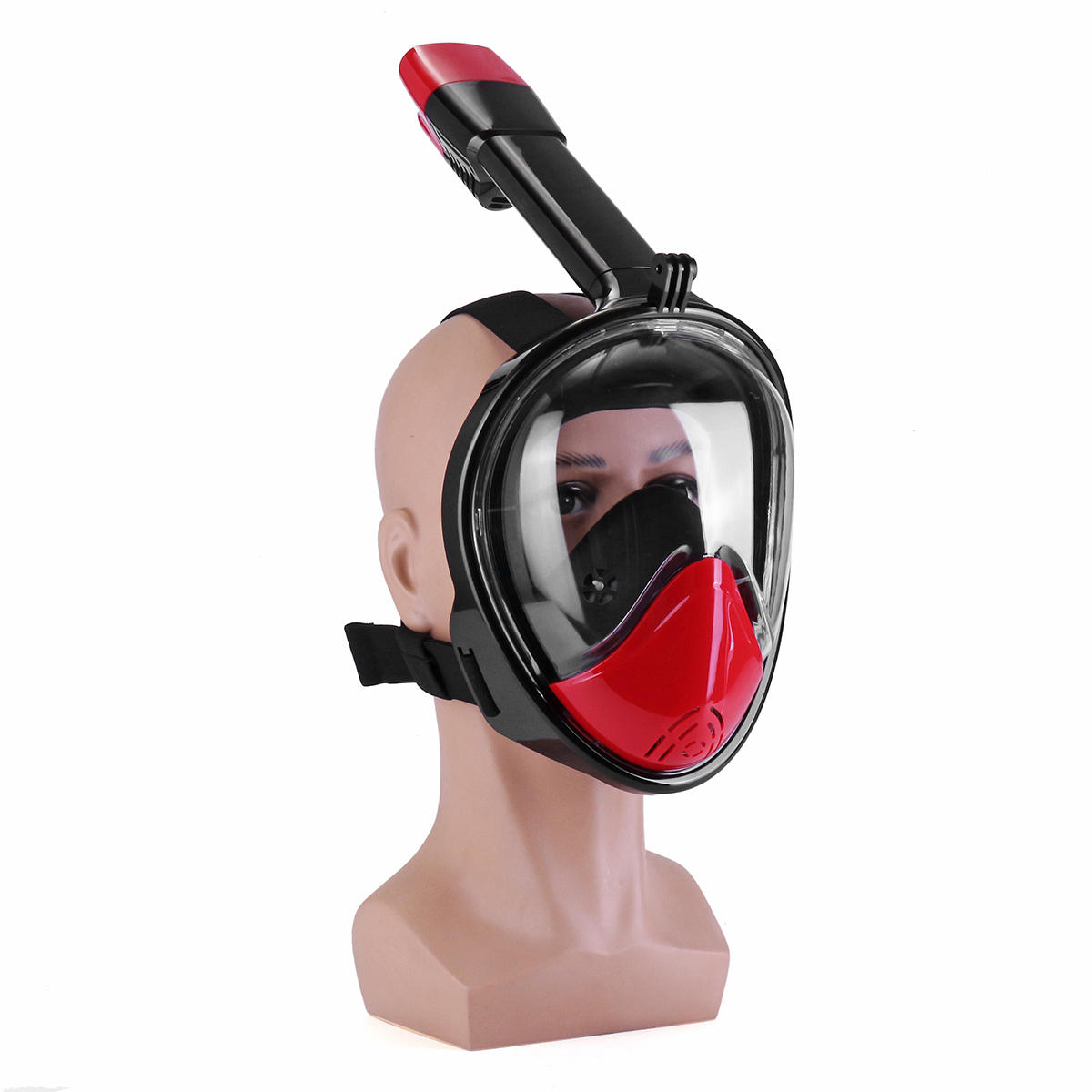 180° Vision Field Full Dry Snorkeling Mask Adjustable Anti-fogging Seal Silicone Elasticated...