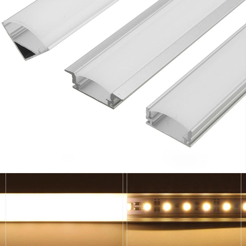 45 cm U / V / YW stijl aluminium kanaalhouder voor LED Strip lichtbalkkastlamp