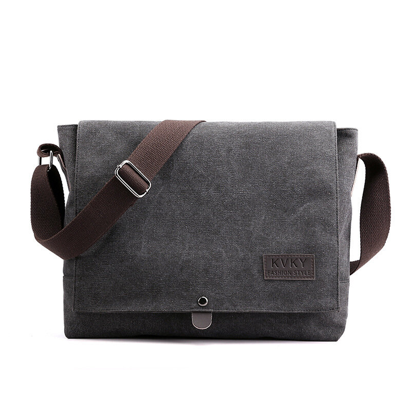 KVKY Outdoor Travel Men Shoulder Bag 13.3inch Laptop Bag Crossbody Bag
