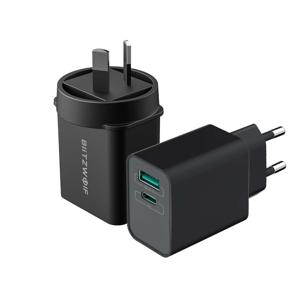 BlitzWolf® BW-S14 18W Type-C PD3.0 QC3.0 Wall USB Charger EU AU for...