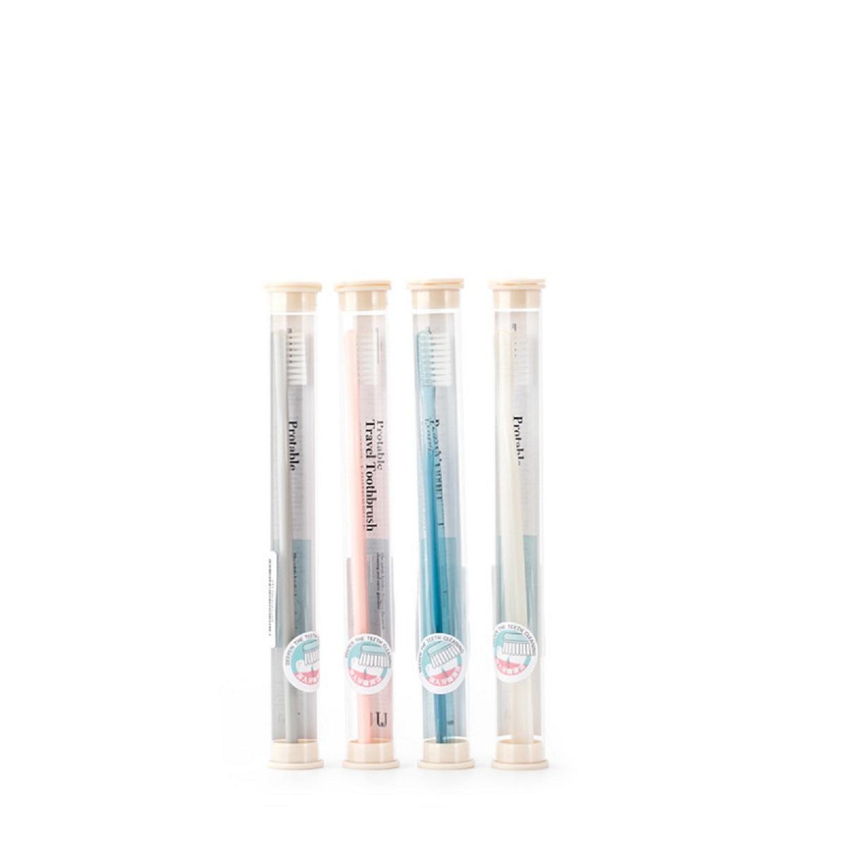 

Portable Travel Toothbrush food Grade PP Material Antibacterial Toothbrush From Jordan&Judy