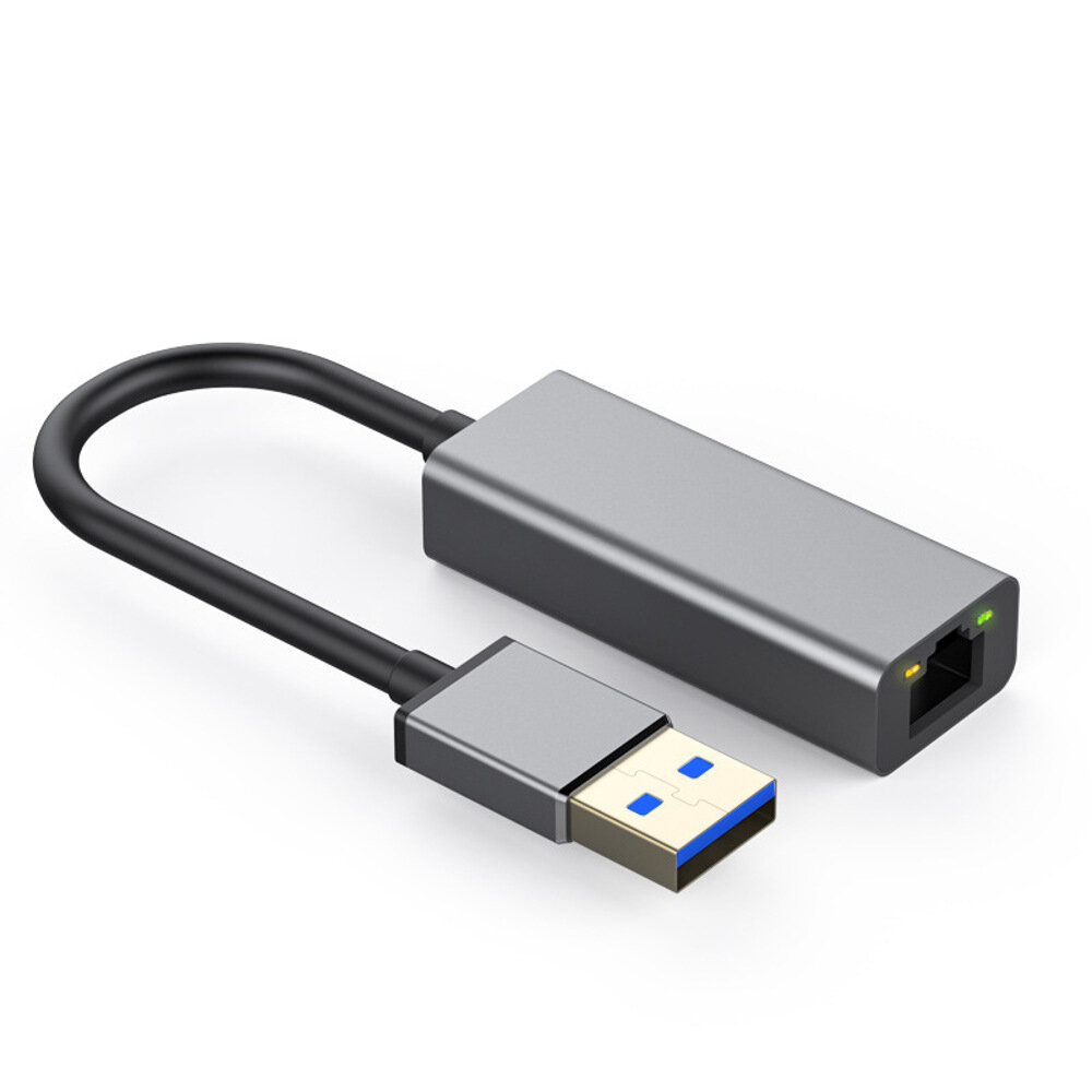 

S3 Aluminum Alloy USB3.0 to RJ45 Gigabit Ethernet Network Card Interface Adapter for Tablet Laptop