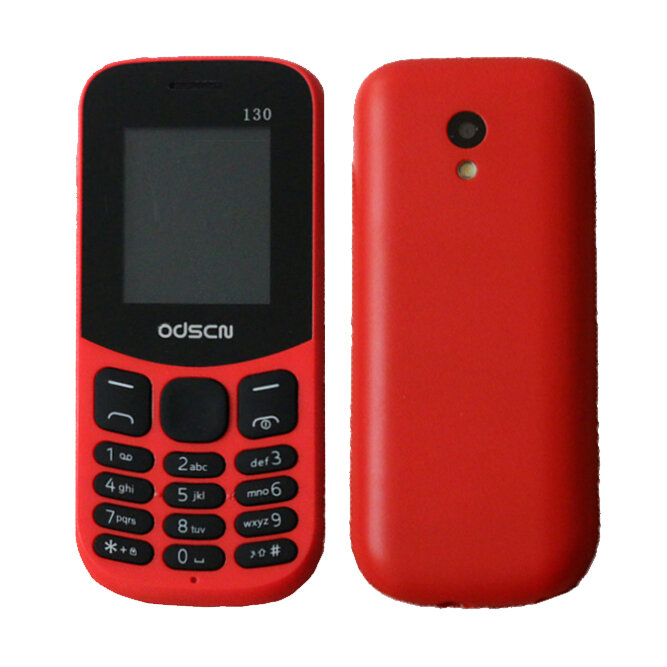 

ODSCN 130 1.77 inch 3000mAh With Whatsapp FM Radio bluetooth Vibration Big Keys Dual SIM Card Dual Stand Feature Phone
