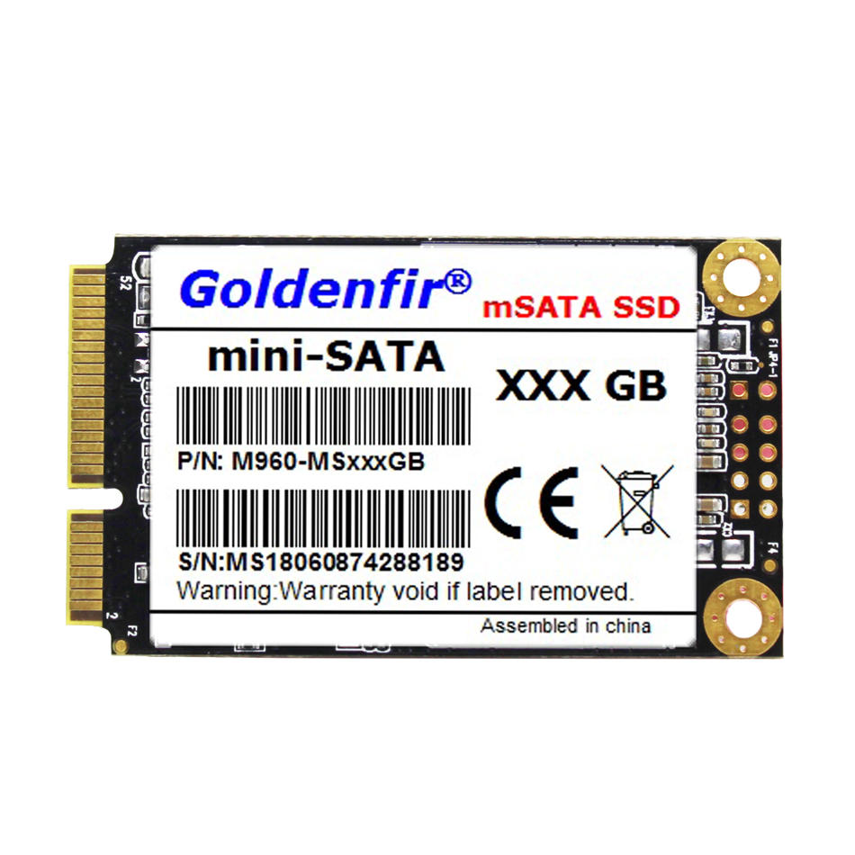 Goldenfir Msata SSD 120GB 240GB القرص الصلب الحالة الصلبة الداخلية SSD Msata لأجهزة الكمبيوتر المحمول