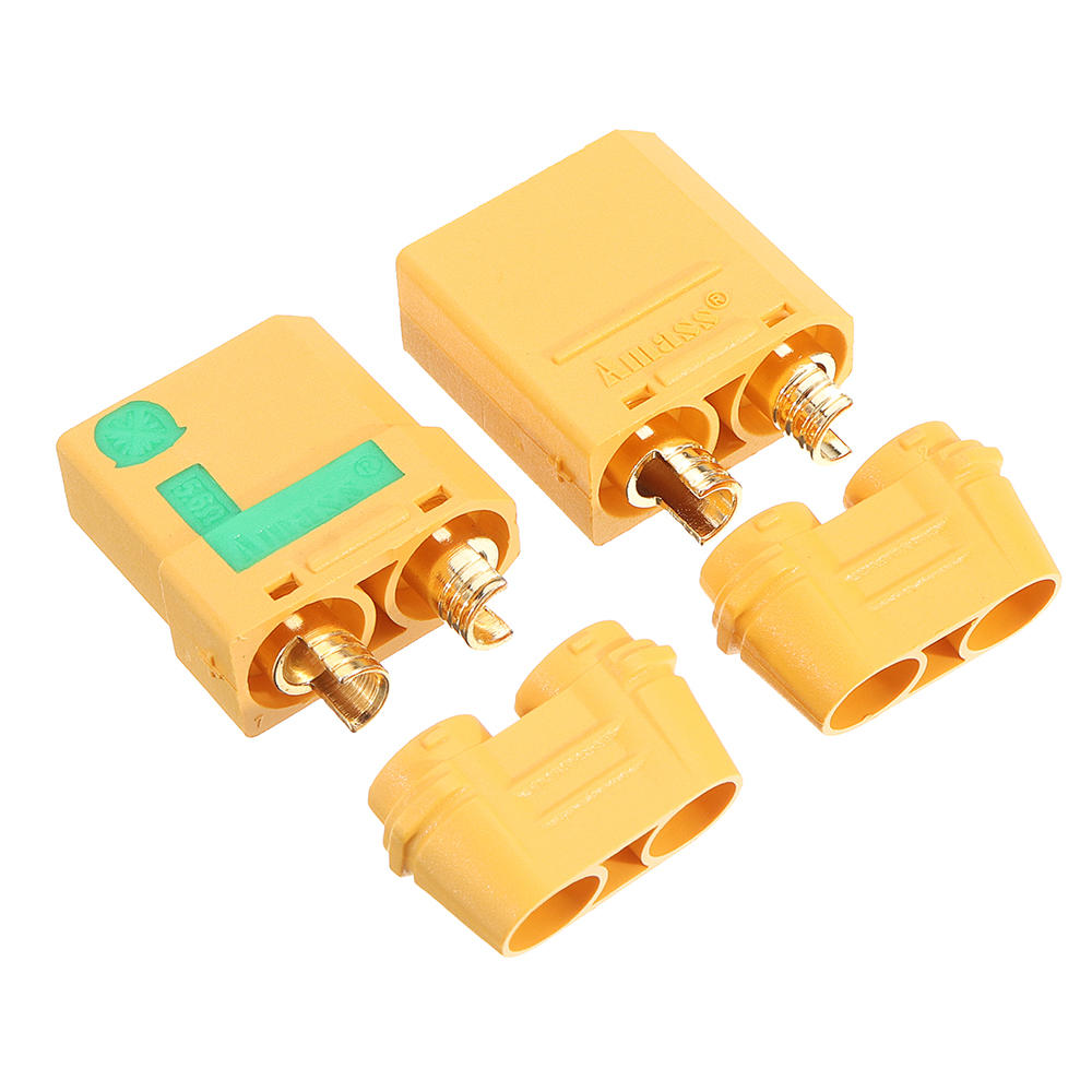 1 Paar Amass XT90S Plug Connector Adapter Plug voor RC Model Lipo Batterij