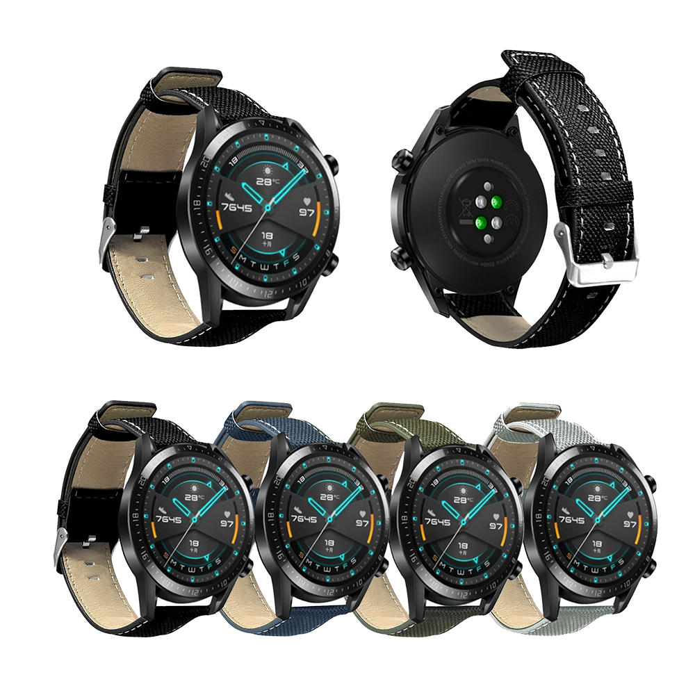 Bakeey 22MM lederen slimme horlogeband voor Huawei BEKIJK GT 2 / Amazfit 2/2S