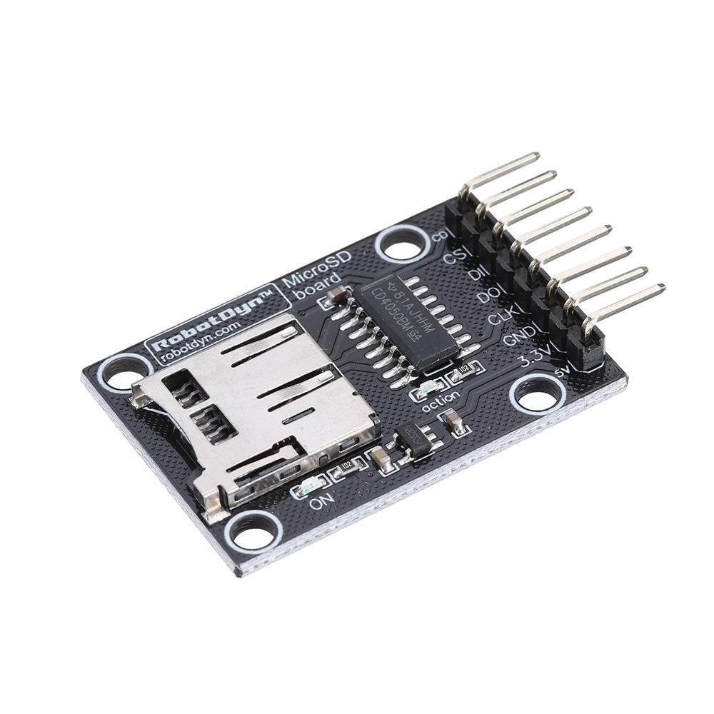 

20pcs RobotDyn 2GB Micro SD Card Module ForUno Mega Leonardo Nano ProMini 8bit Microcntrollers